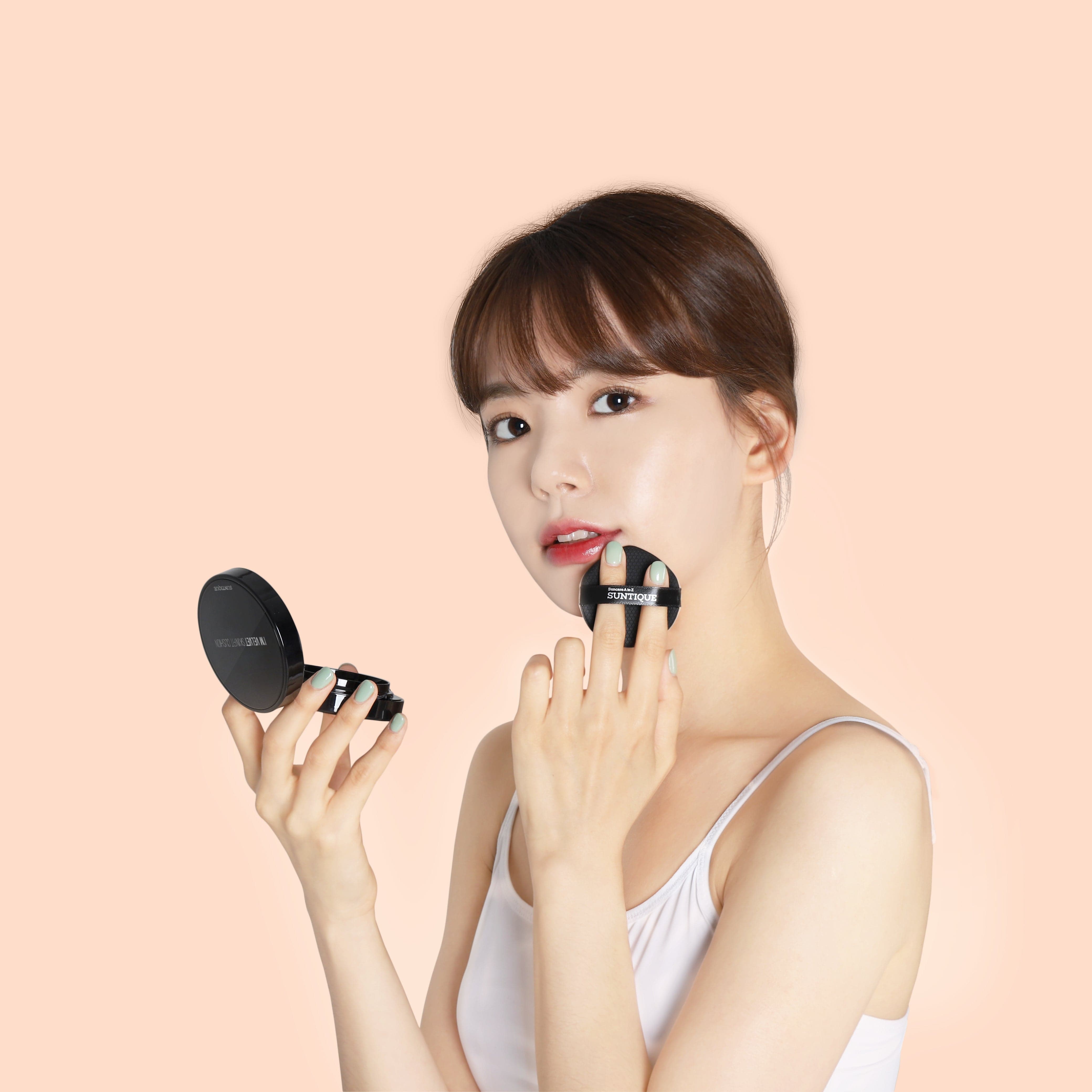 SUNTIQUE - I'm Velvet, Korean SPF 50 Pa++++, Skin Fit BB Cushion